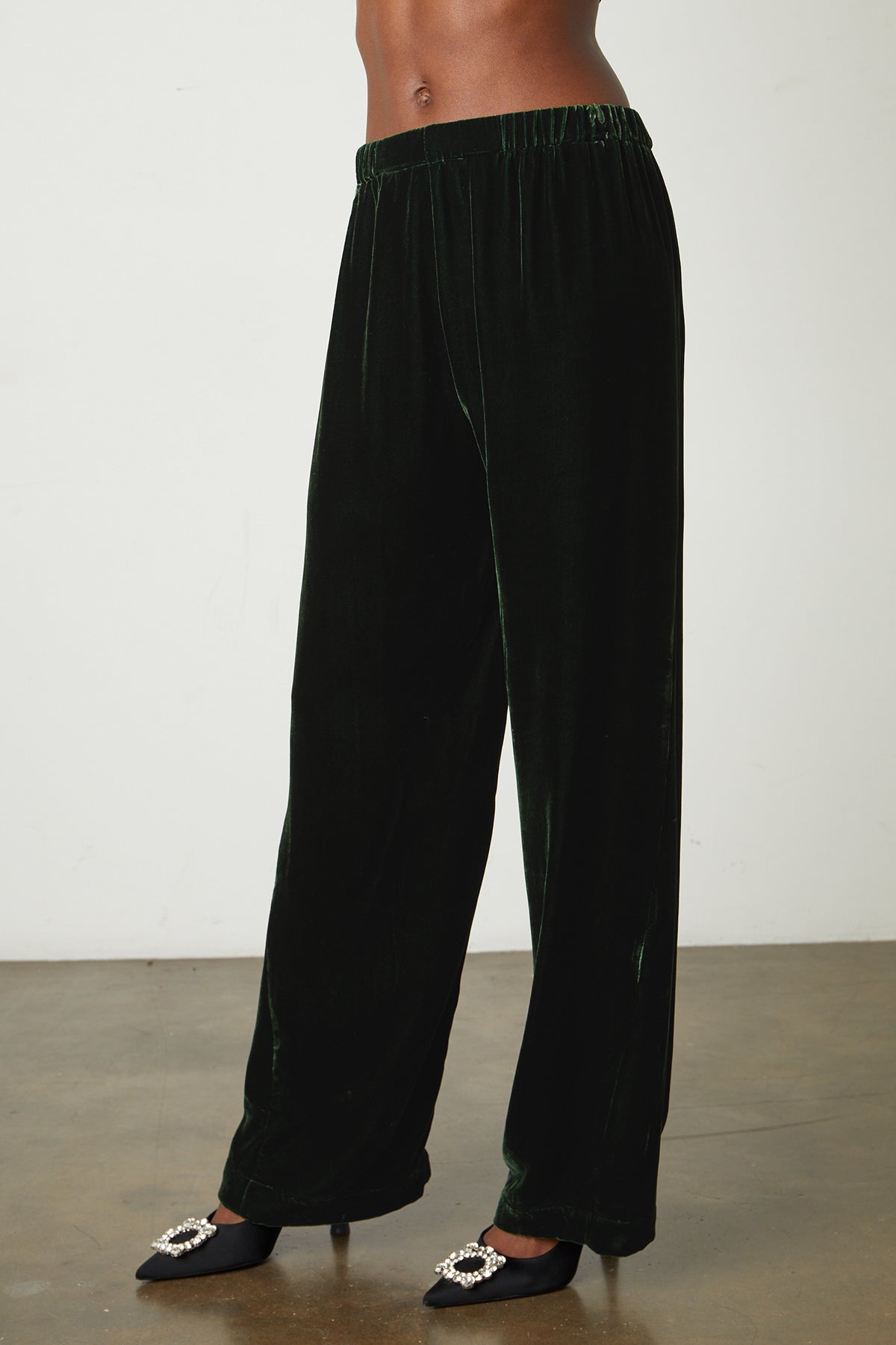 Velvet Sorine Silk Velvet Pants – CLEMENTINE'S - Main Image