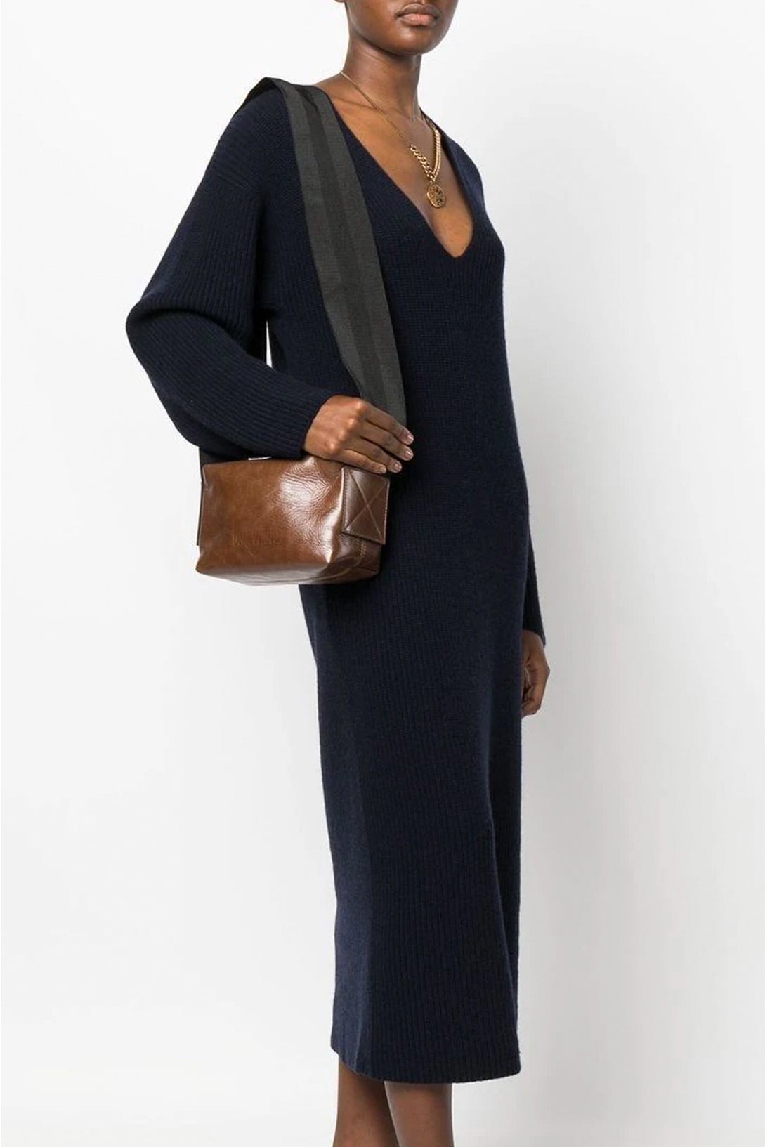 Uma Wang Small Crossbody Bag Brown/ Black