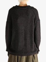 Uma Wang Polo Sweater Brown/Black