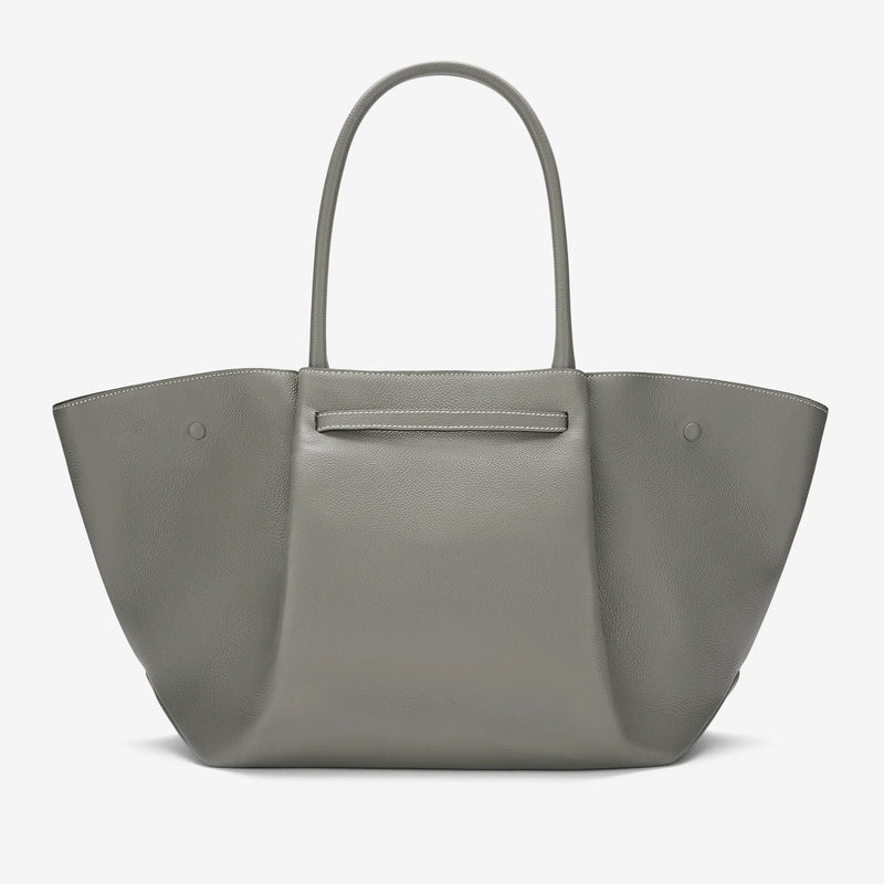 DeMellier New York Bag Small Grain Stone Grey