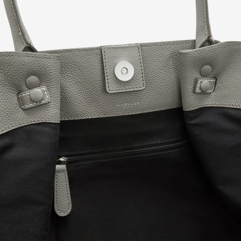 DeMellier New York Bag Small Grain Stone Grey