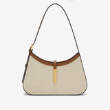 DeMellier Tokyo Canvas Tan Leather Bag