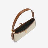 DeMellier Tokyo Canvas Tan Leather Bag