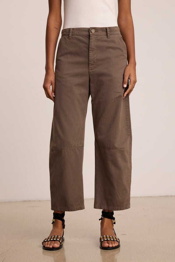 Velvet Alexis Twill Pants Chocolate