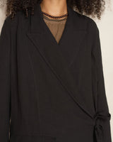 Uma Wang Khloe Jacket Black Linen