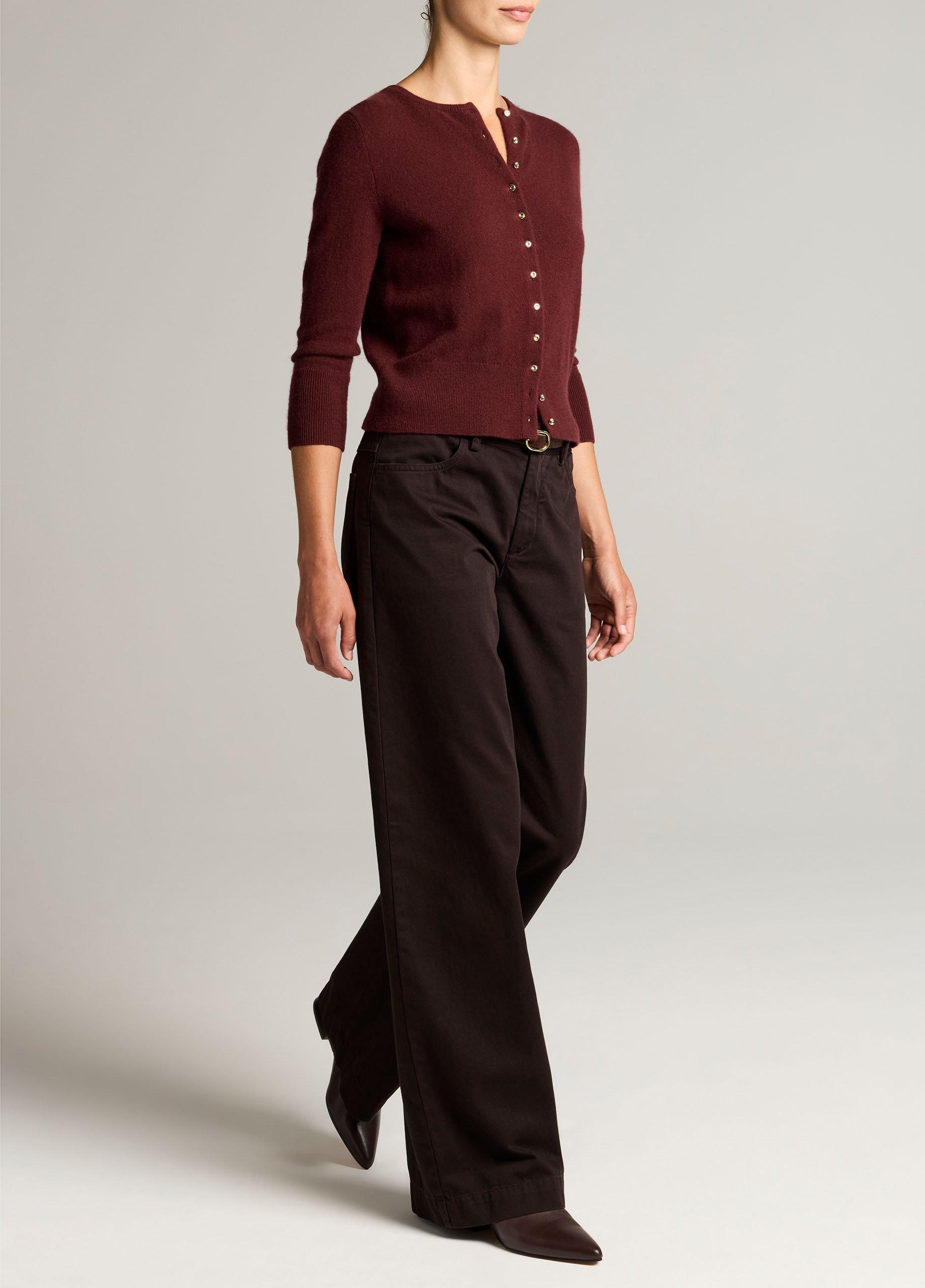 Vince Washed Cotton Mid-Rise Wide Pants | Cinderwood