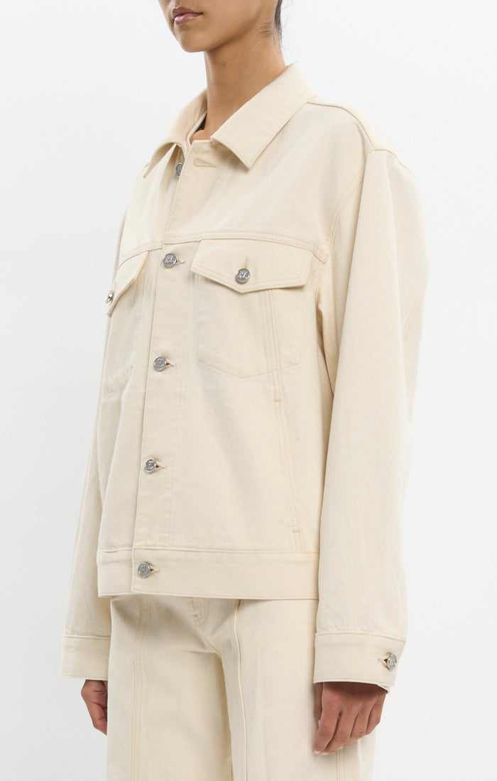 Helmut Lang Classic Trucker Jacket | Ecru