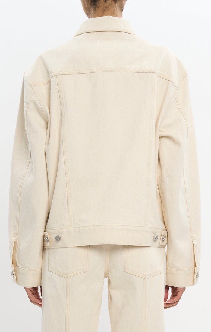 Helmut Lang Classic Trucker Jacket | Ecru