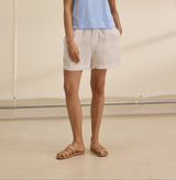 Velvet x Cleo Wade Amber Linen Shorts Beach