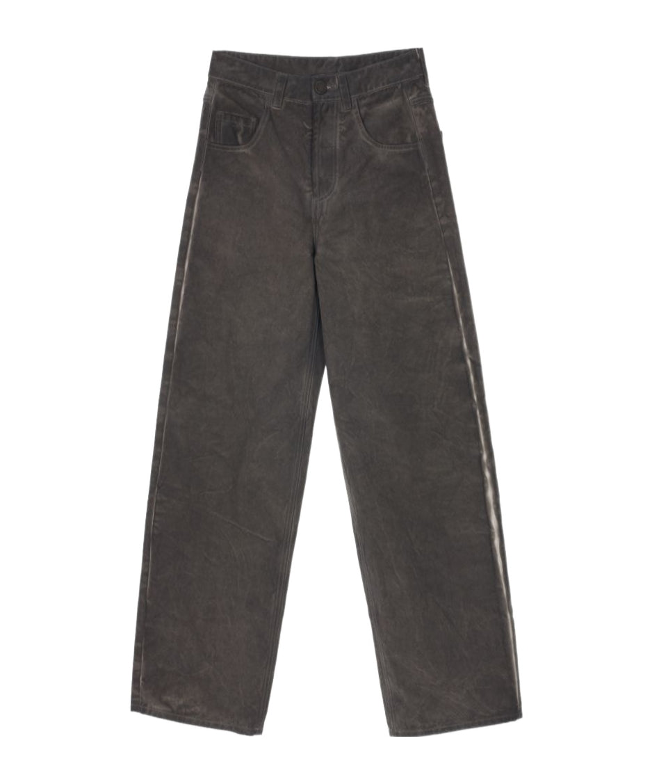 Uma Wang Phyllis Denim Pants | Grey Brown