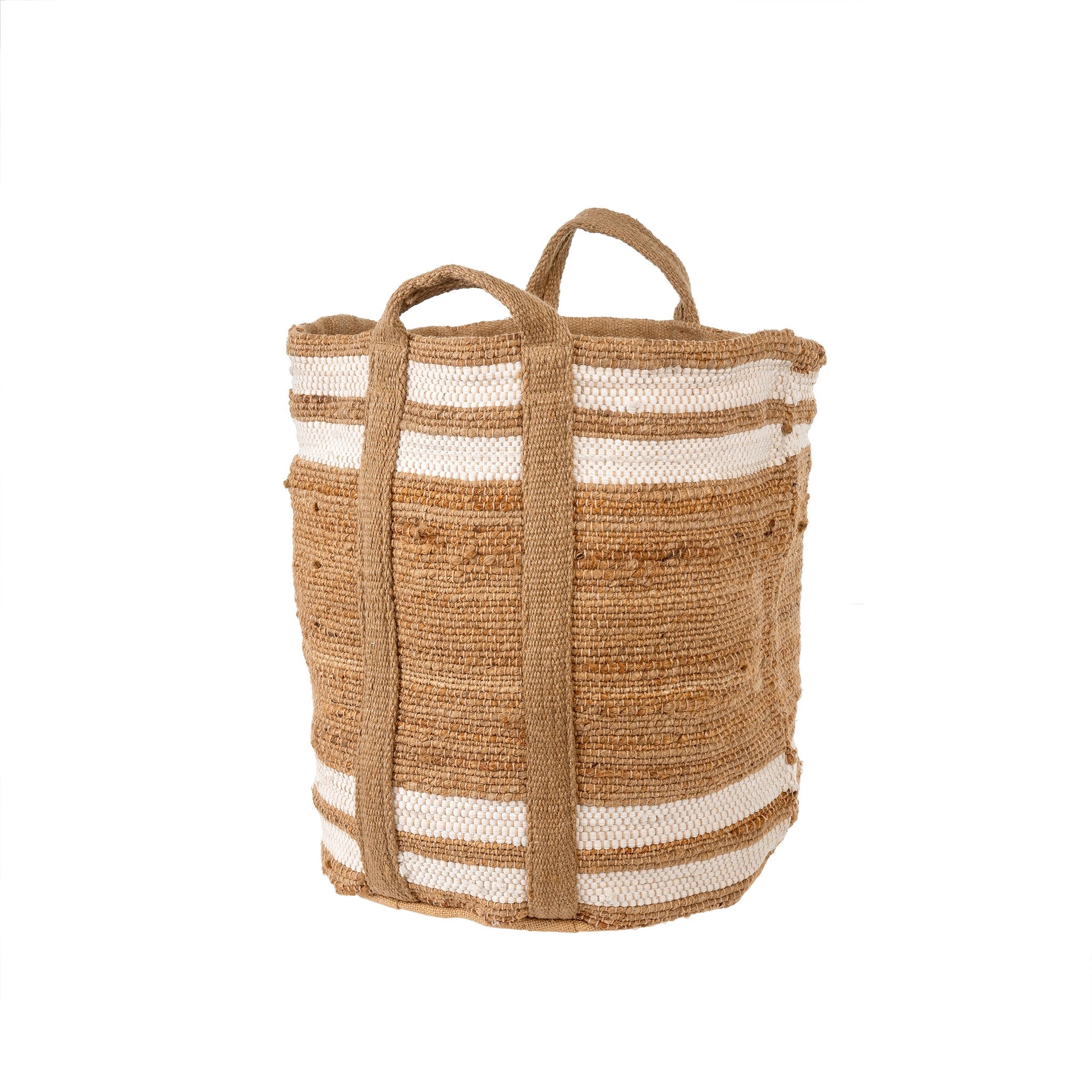 Stripe Jute Basket