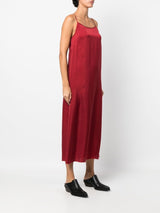 Uma Wang Anaya Red Slip Dress