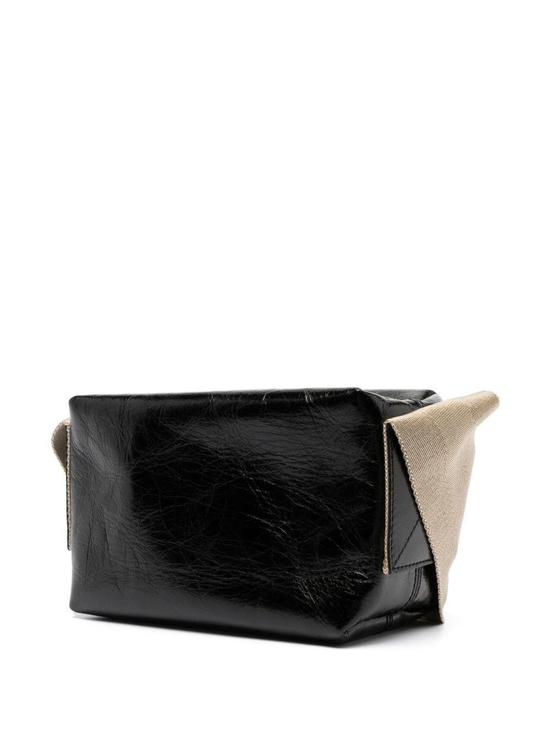 Uma Wang Small Crossbody Bag Black/ Natural