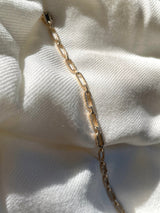 Loveli Diamond Paperclip Bracelet