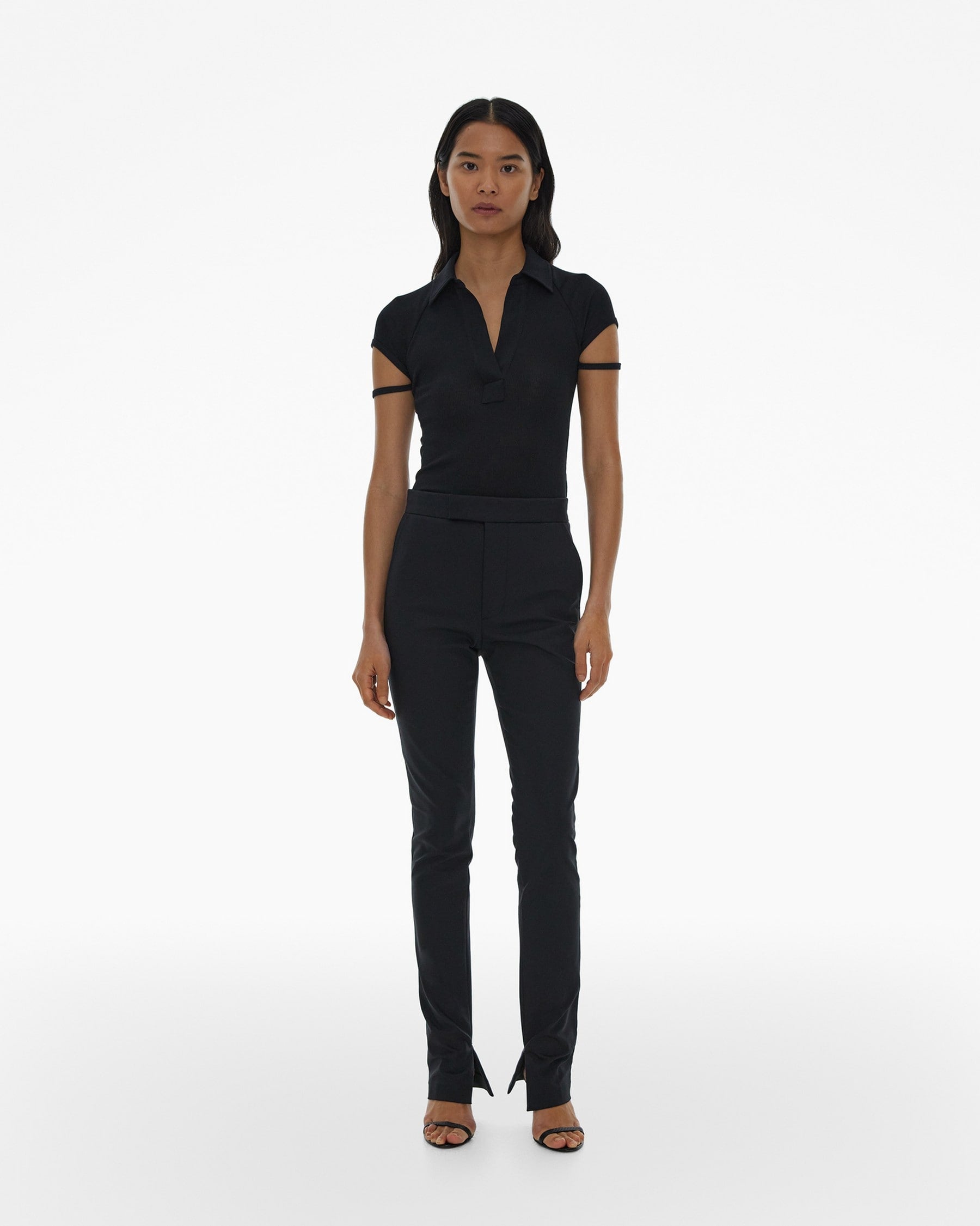 Helmut Lang Slit Legging Pants