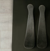 Ebonized Black Wood Salad Servers