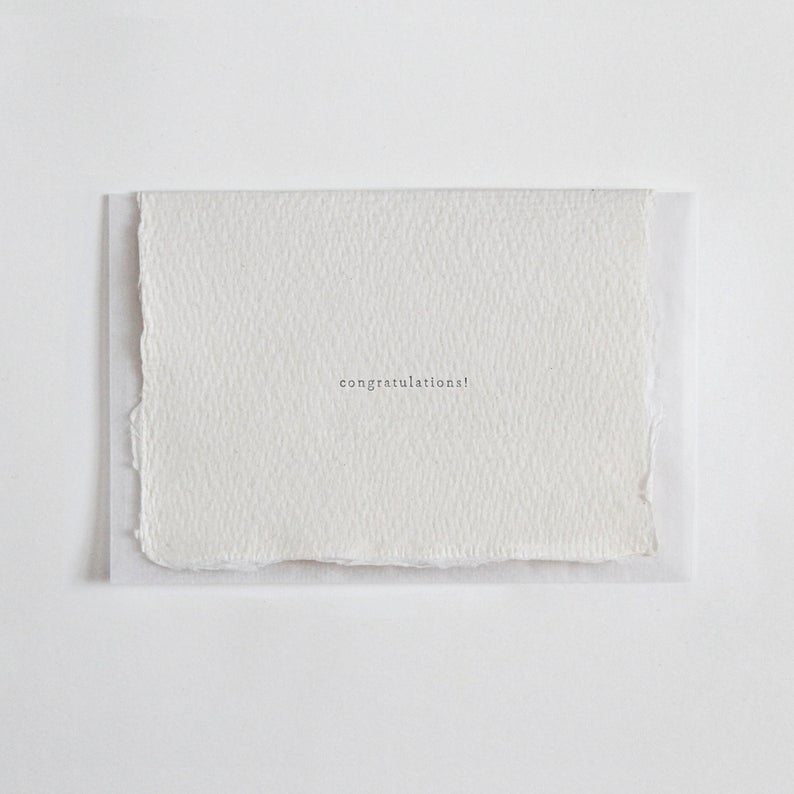 Congratulations! Card