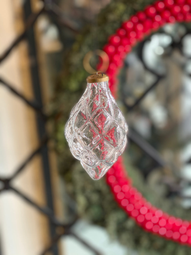 Vintage Glass Cone Ornament