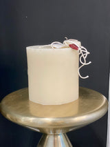 4 Wick Cylinder Candle Natural Solid