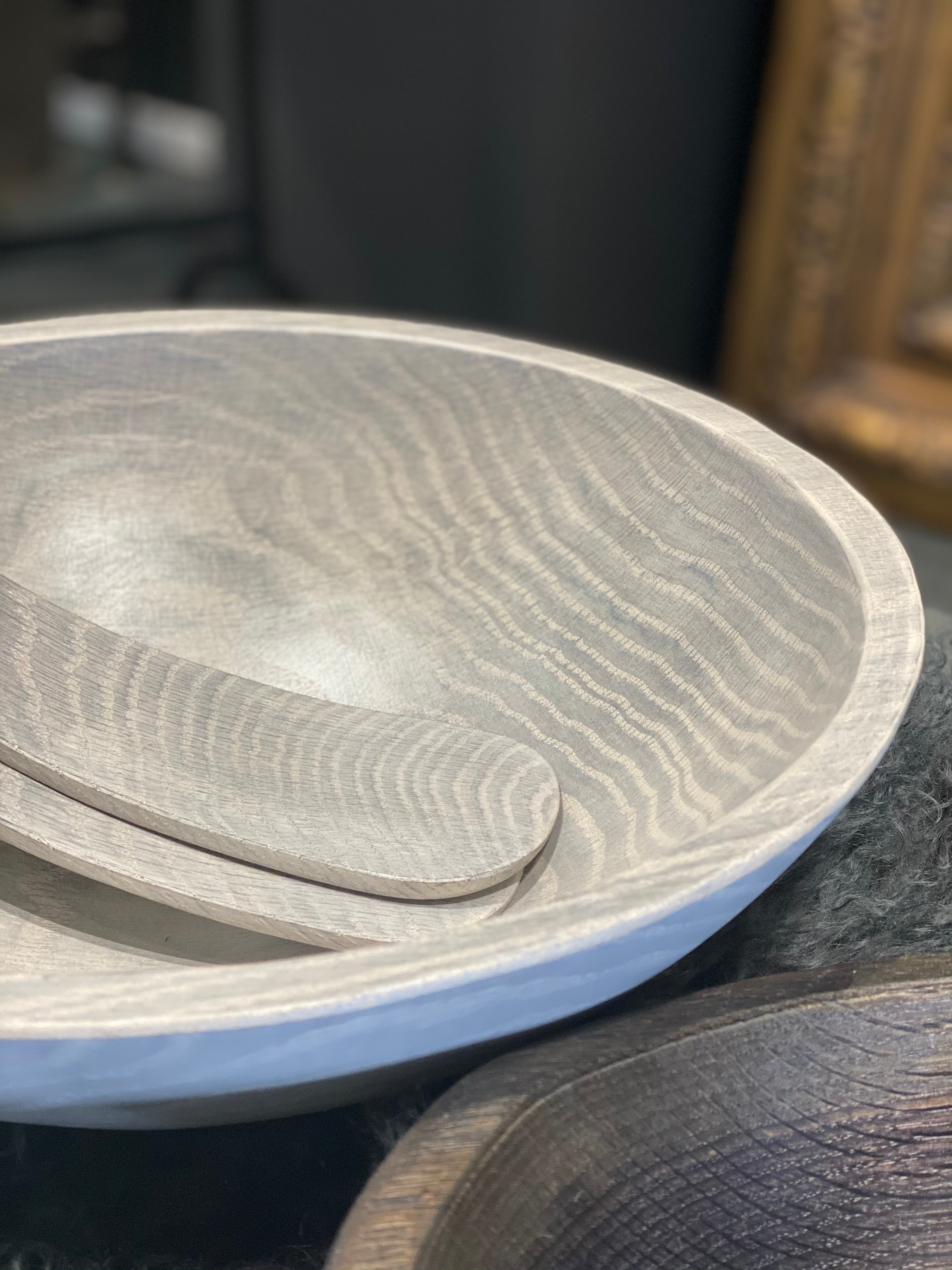 Driftwood Round Wooden Bowl