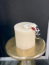 4 Wick Cylinder Candle Natural Solid